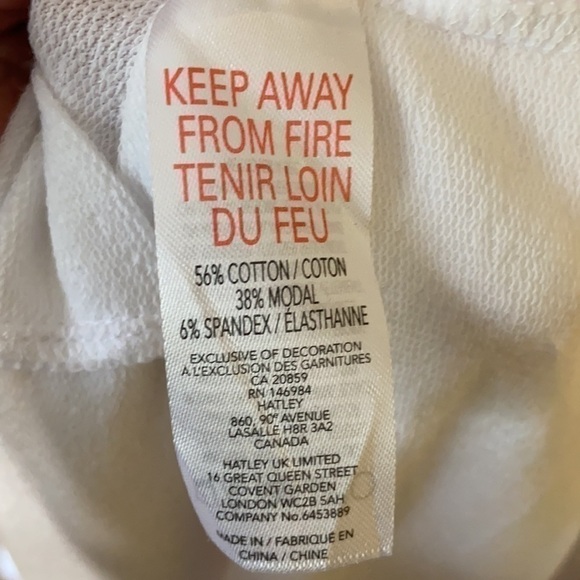 NWT Women’s Hatley Sienna Casual Dress White Cotton Blend Summer Size M - Picture 8 of 9